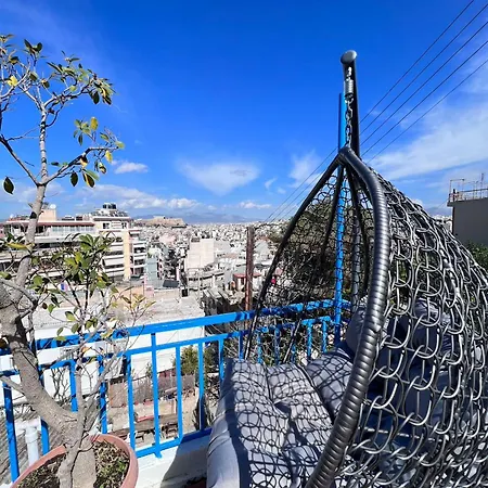 Sky With Great Location Wonderful Acropolis View In Neos Kosmos * Ateny