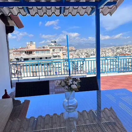 Sky With Great Location Wonderful Acropolis View In Neos Kosmos Athén
