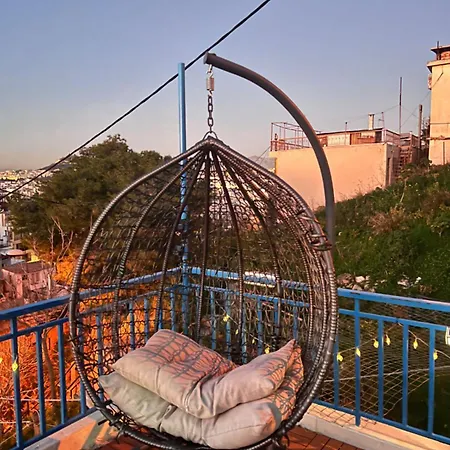 Vendégház Sky With Great Location Wonderful Acropolis View In Neos Kosmos